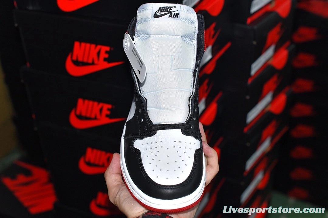 Air Jordan 1 Satin Black Toe