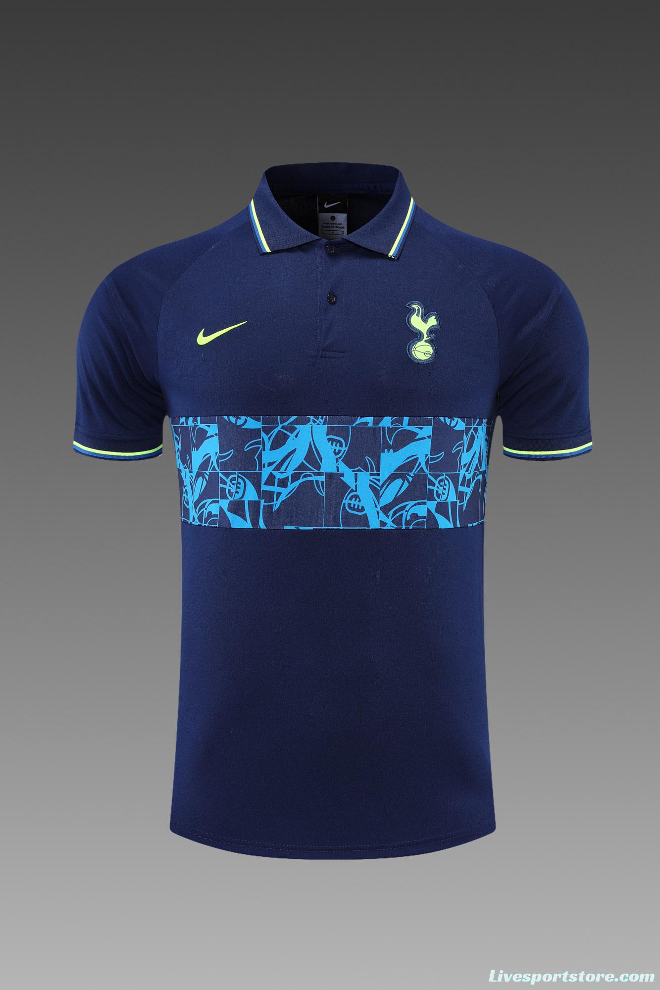 Tottenham Hotspur POLO kit royal blue (not sold separately)