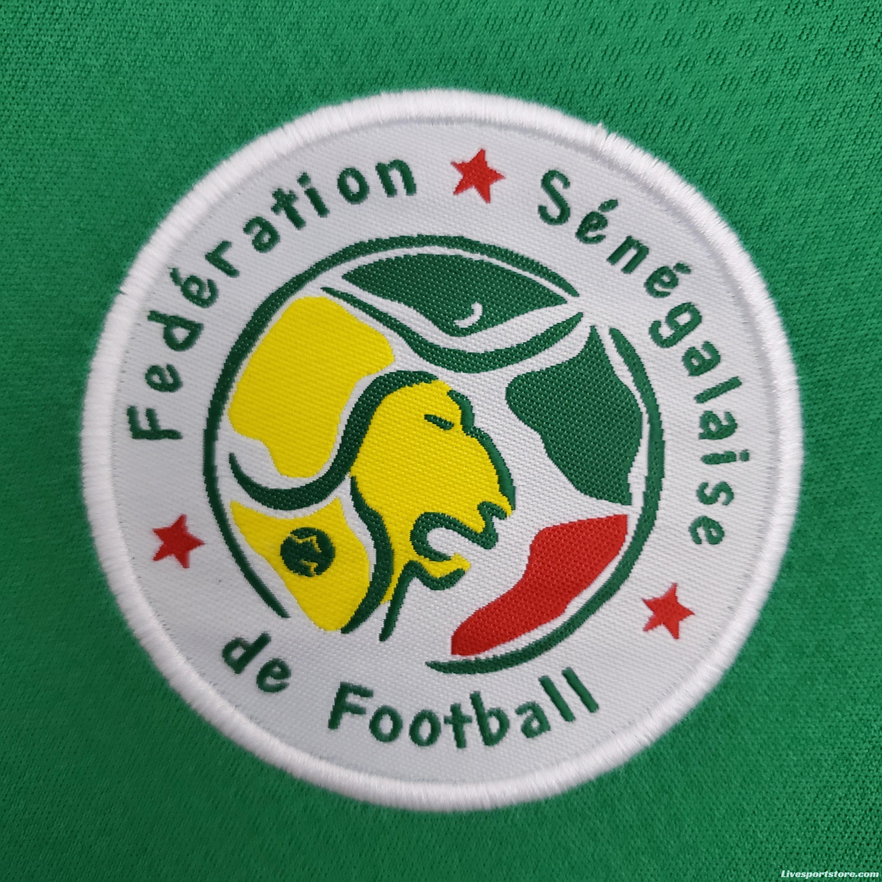 Retro 2002 Senegal green Soccer Jersey