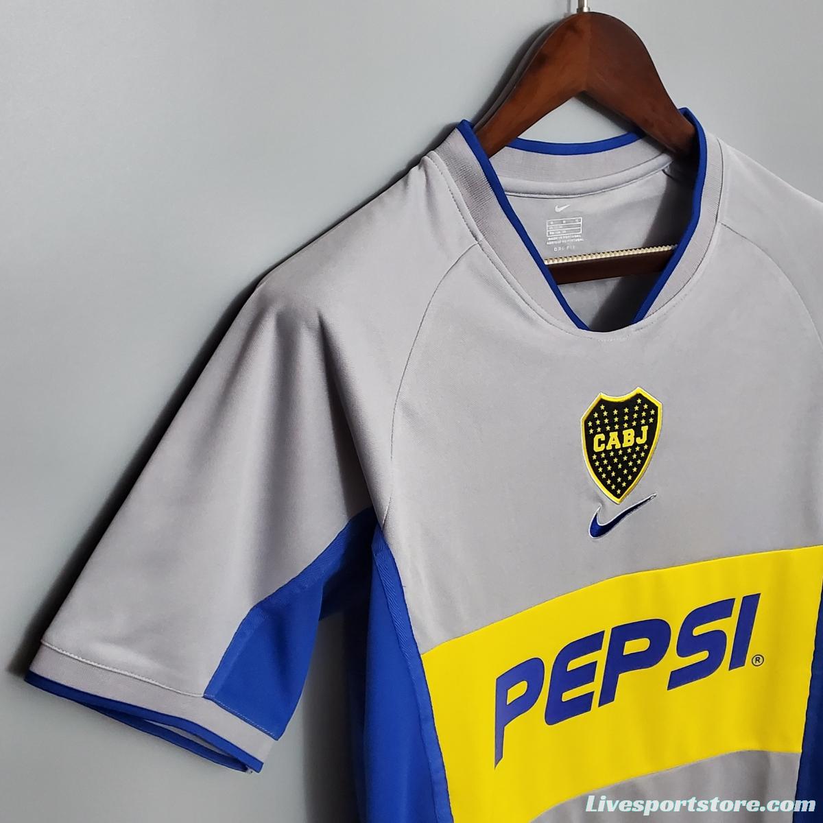 Retro Boca Juniors 2002 away Soccer Jersey