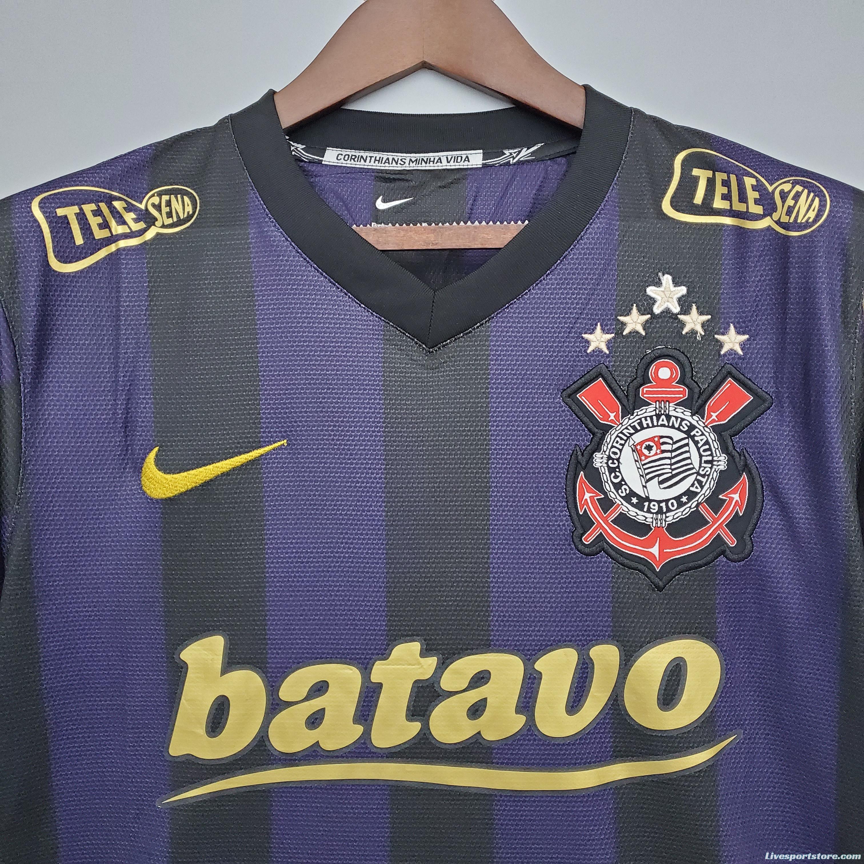 Retro 09/10 Corinthians away Soccer Jersey