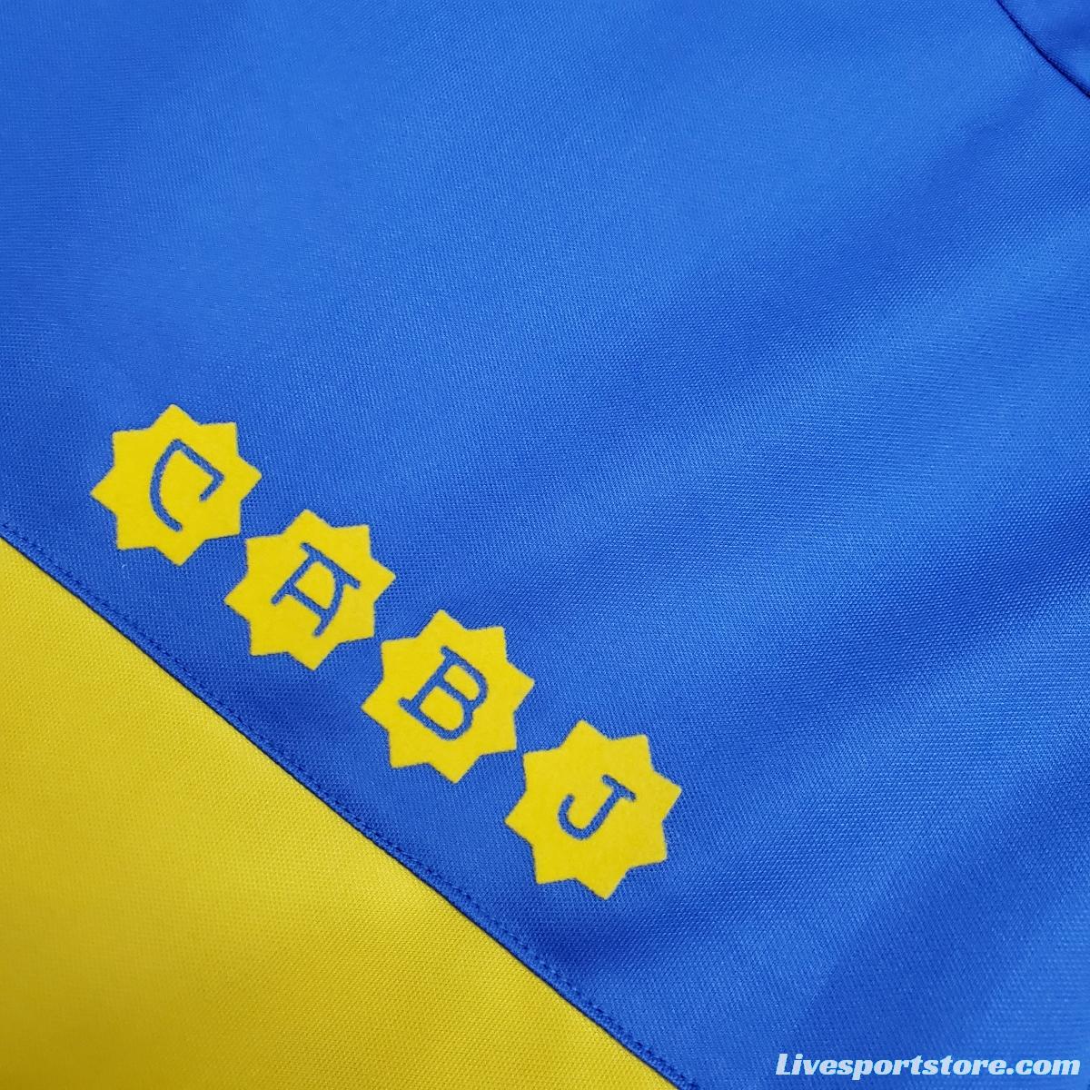 Retro 1981 Boca Juniors home Soccer Jersey