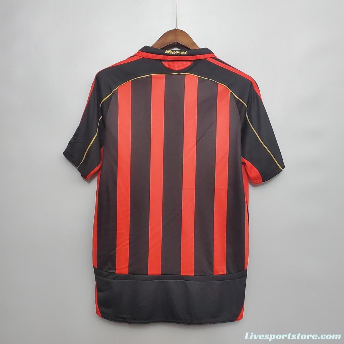 Retro 06/07 AC Milan home Soccer Jersey