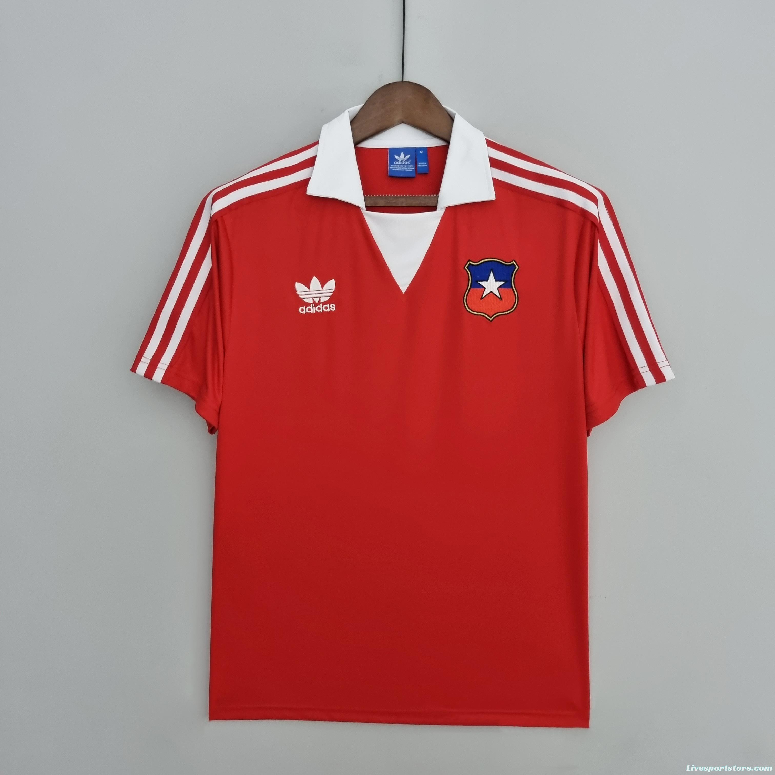 Retro chile 1982 home Soccer Jersey