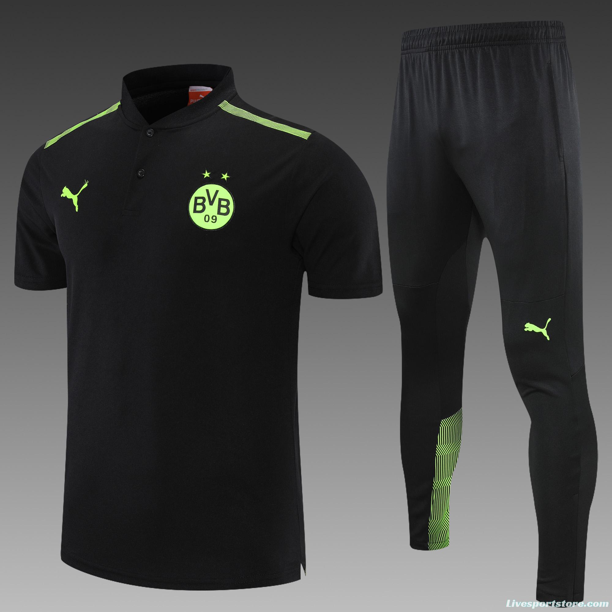 Borussia Dortmund POLO kit Black (not supported to be sold separately)