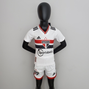 22/23 kids São Paulo home Soccer Jersey