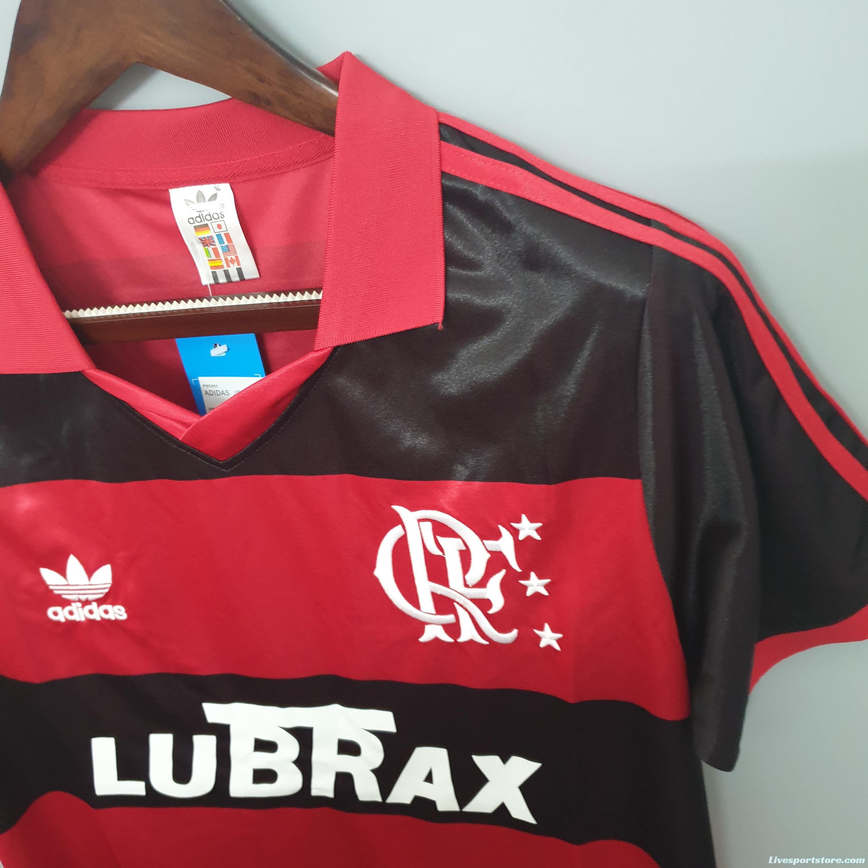 Flamengo 1990 retro shirt home Soccer Jersey