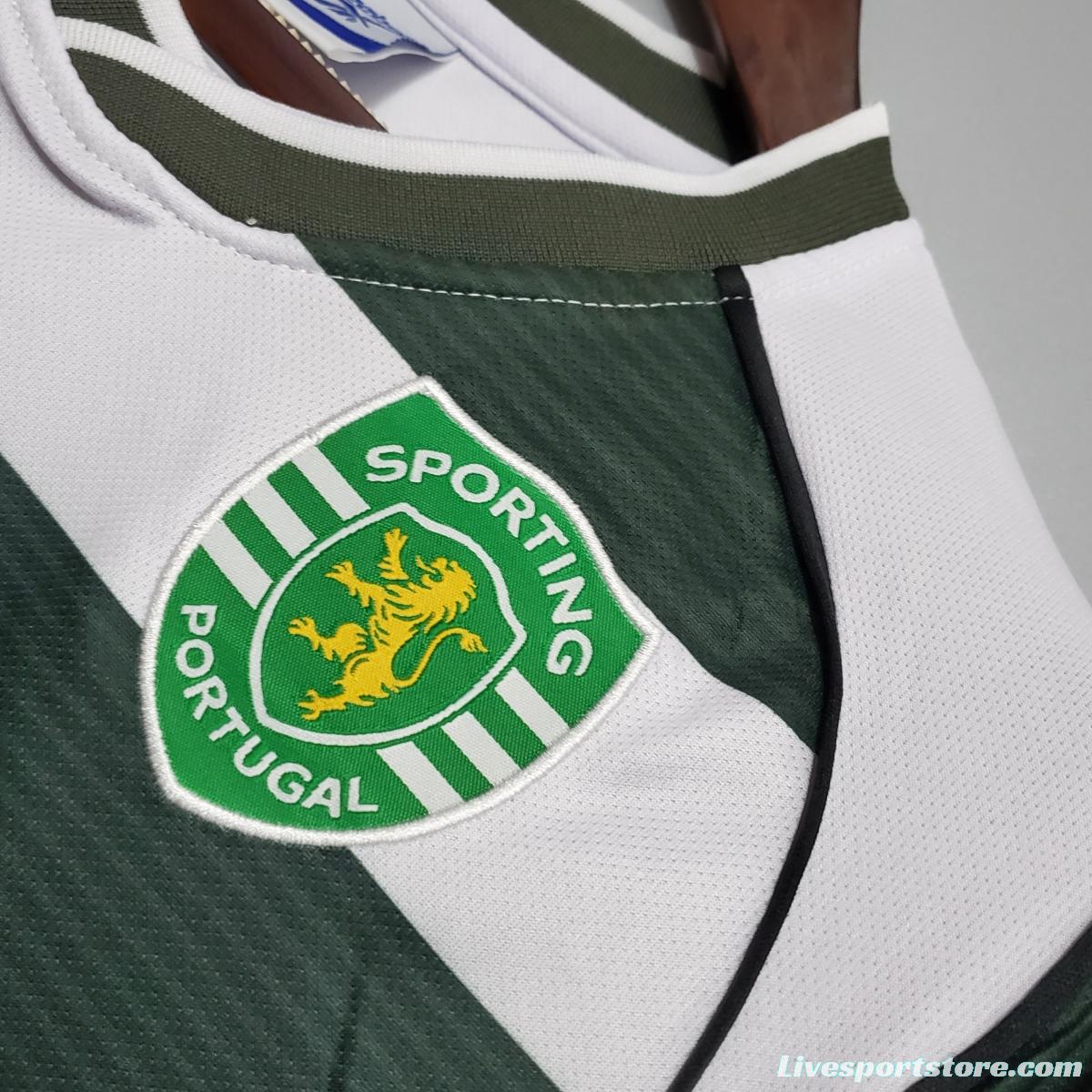 Retro Sporting Lisbon 01/03 home Soccer Jersey