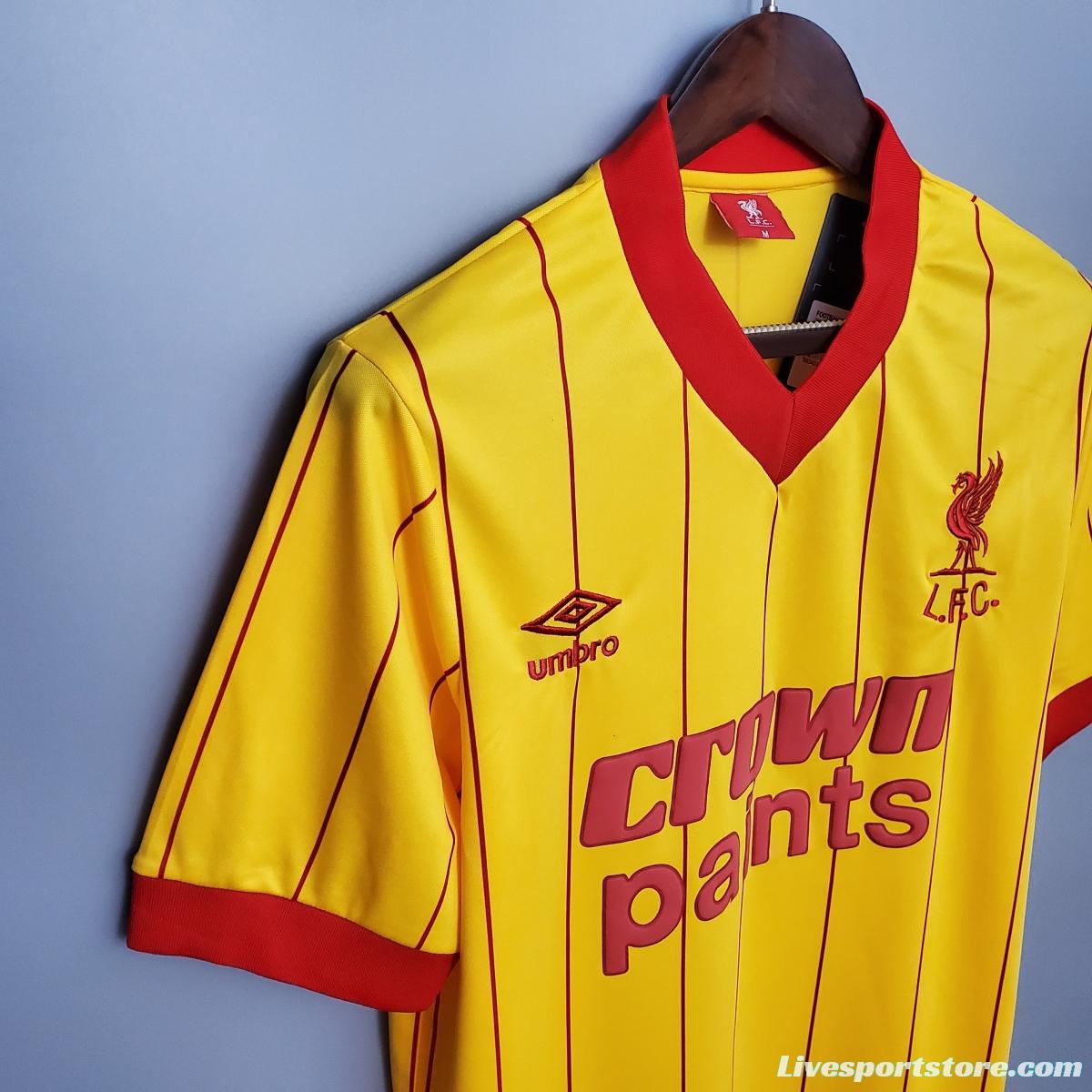 Retro 1984 Liverpool away Soccer Jersey