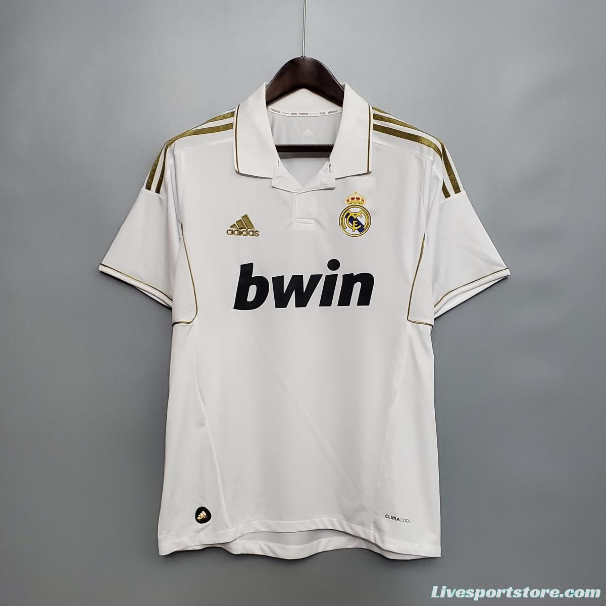 Retro Real Madrid 11/12 home Soccer Jersey