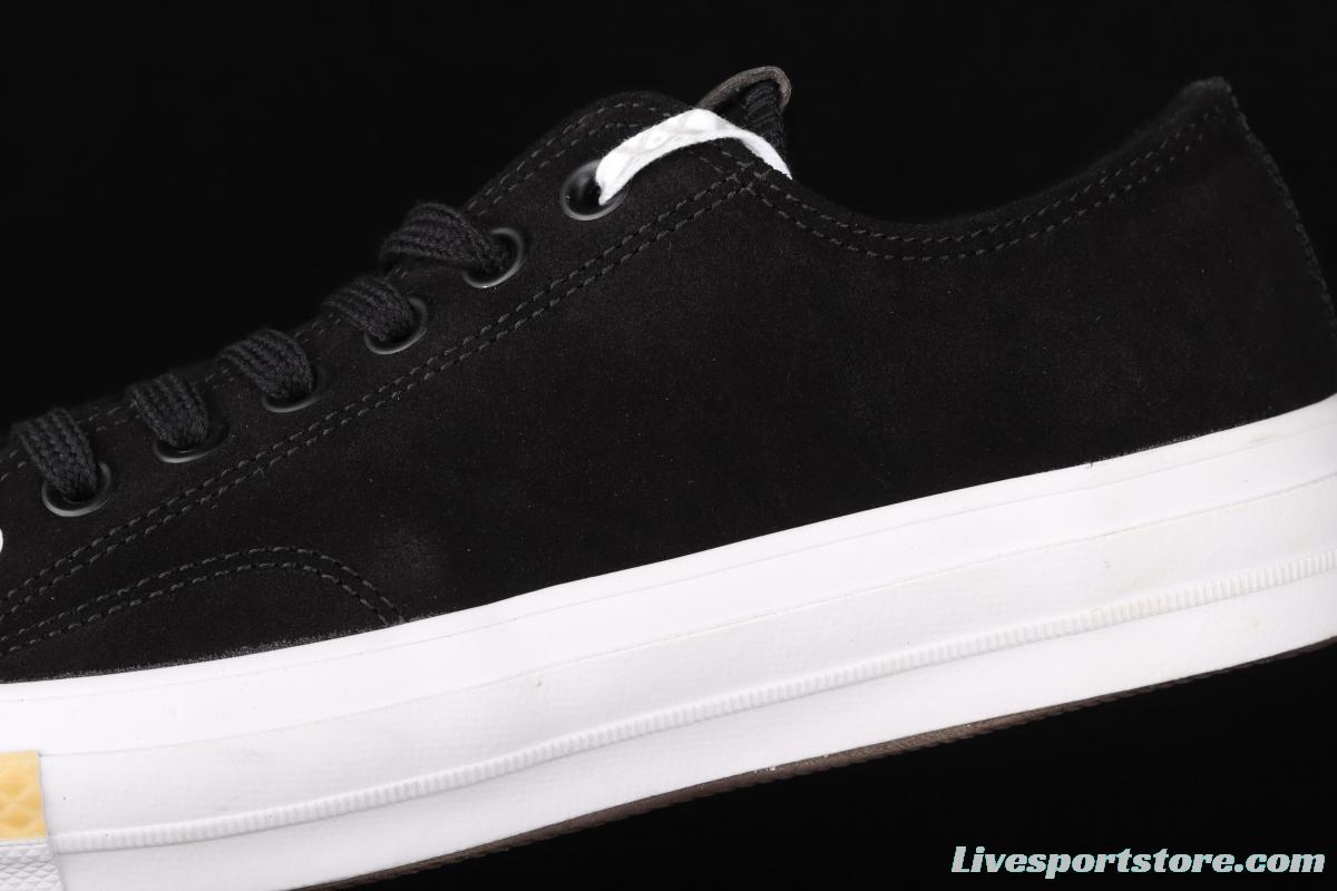 CLOT x Converse Chuck 70 OX PALOMA BLACK joint black suede low-top casual board shoes 171841C