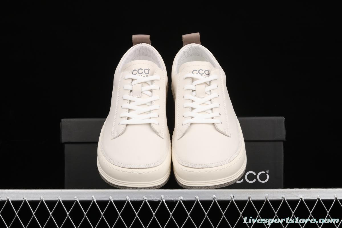 ECCO2021 Ruoku No. 8 Jianbu series spring and summer new fashion youth lace-up casual sports shoes 88013801002