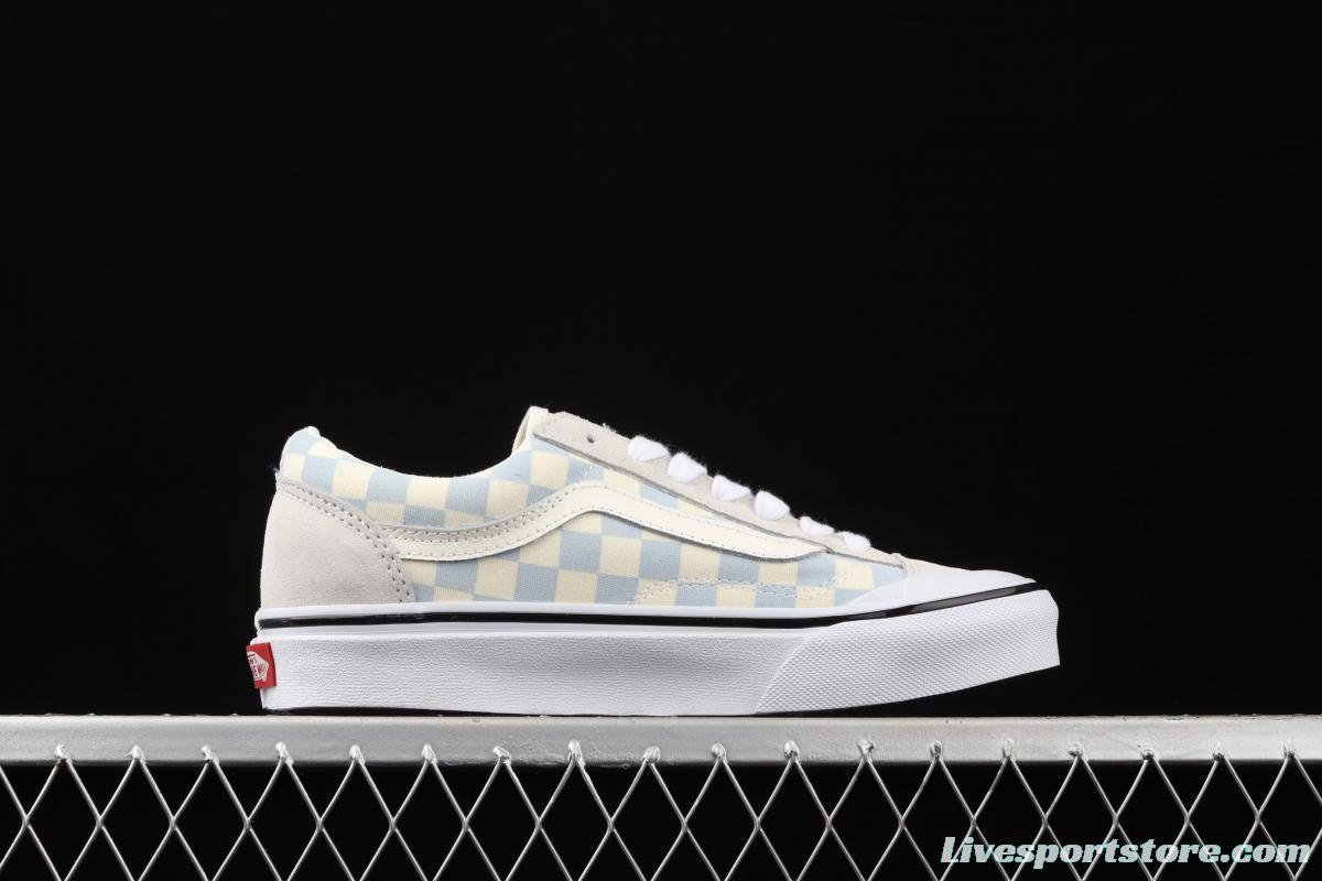 Vans Style 36 Decon SF Vance blue-gray half-moon Baotou vulcanized canvas shoes VN0A3MVLK0A