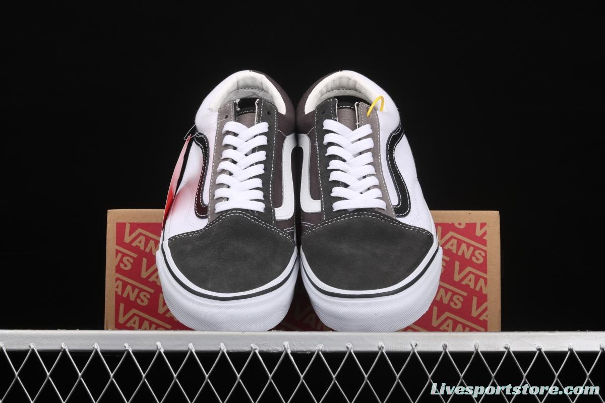 Vans Old Skool Vance black, white and gray color low-side vulcanized canvas casual shoes VN0A4BVAK10