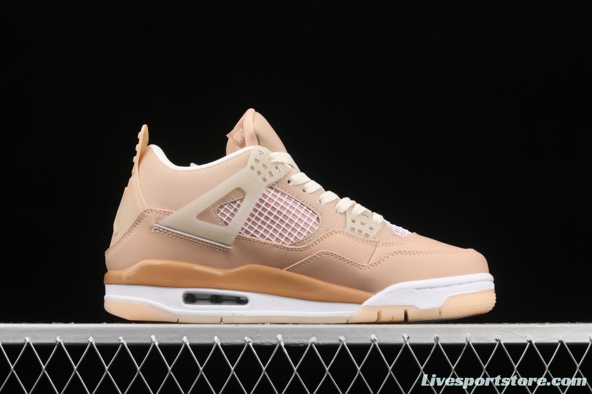 Air Jordan 4 Shimmer khaki light color DJ0675-200