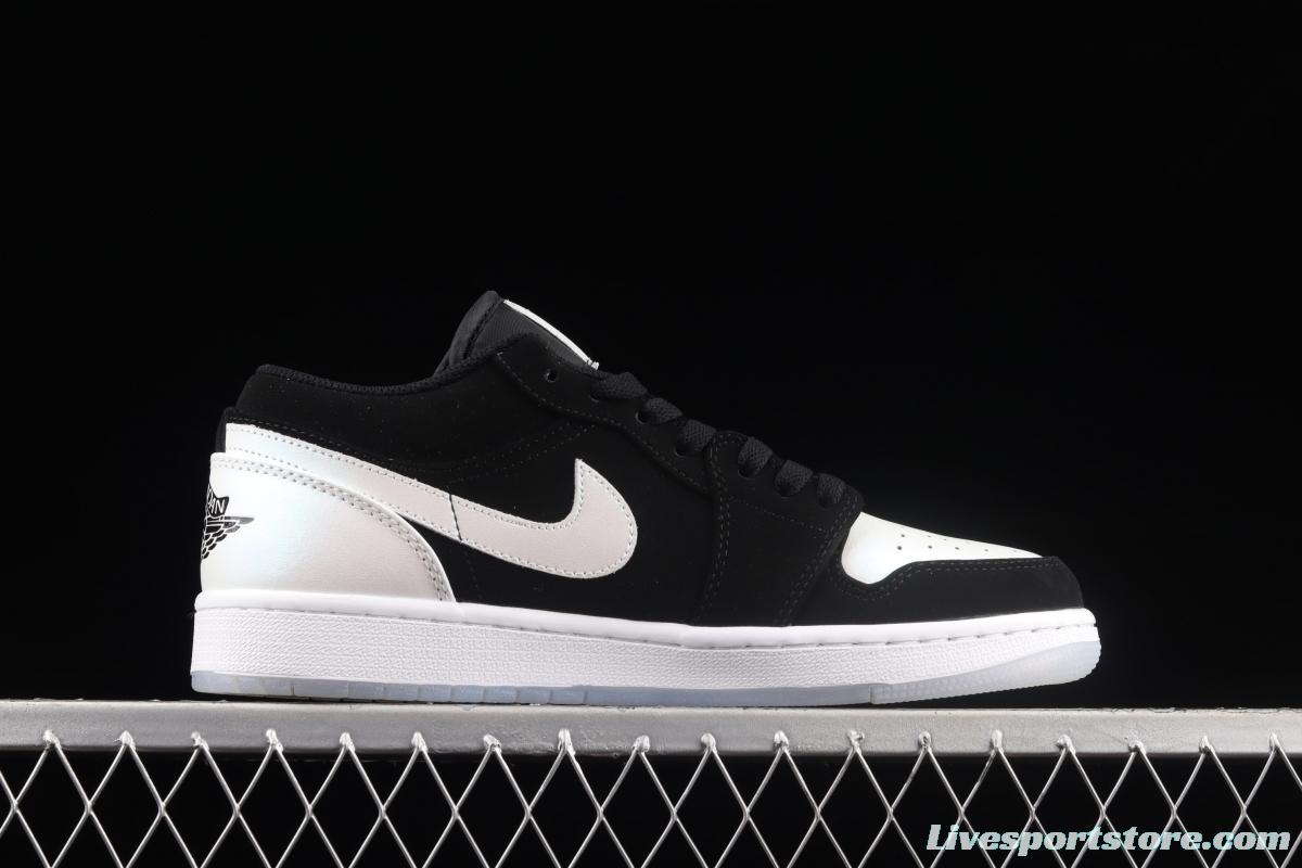 Air Jordan 1 black and white laser low side retro culture basketball shoes DH6931-001