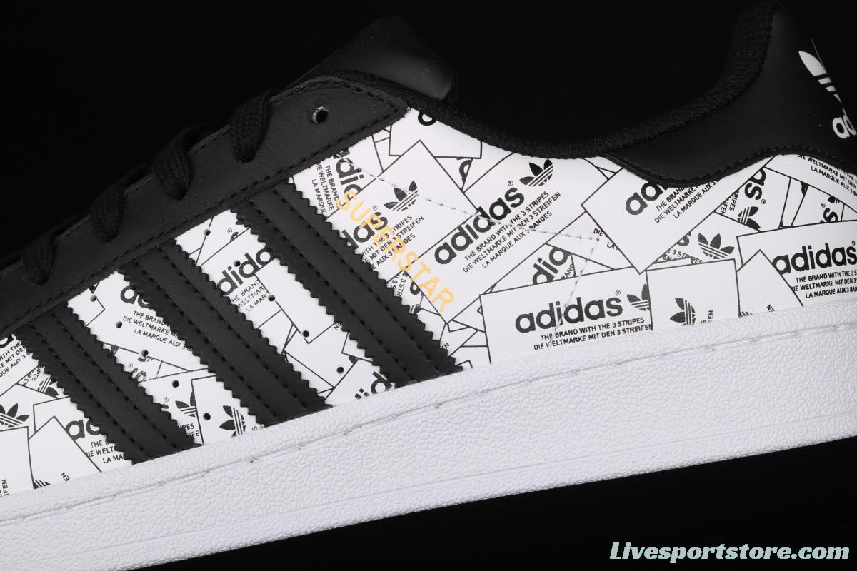 Adidasidas Originals Superstar FV2819 shells are covered with logo classic sneakers.