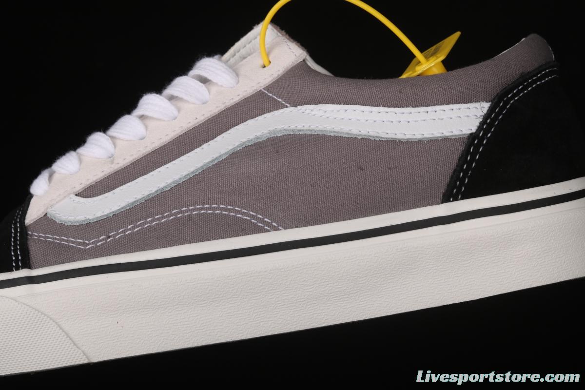 Vans Style 36 million black, white and gray color low-side vulcanized canvas casual shoes VN0A38G2XFI