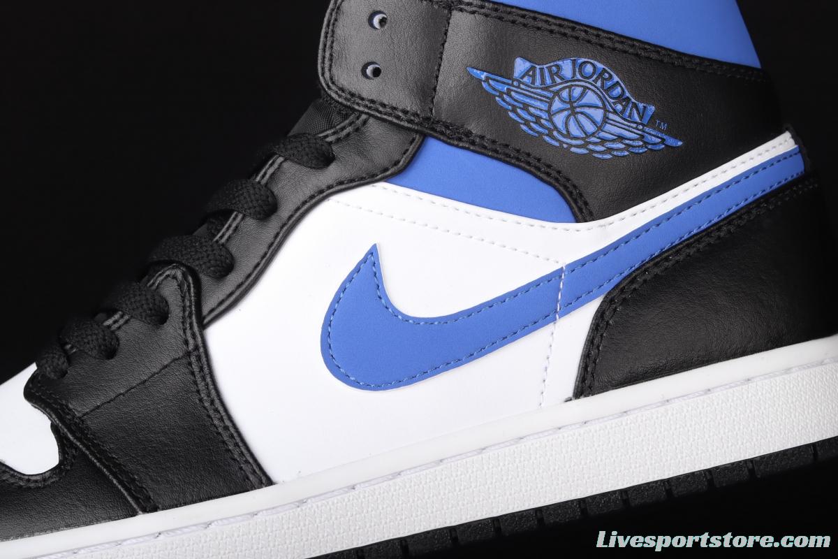 Air Jordan 1 Mid Royal Blue Zhongbang Basketball shoes 554724-140