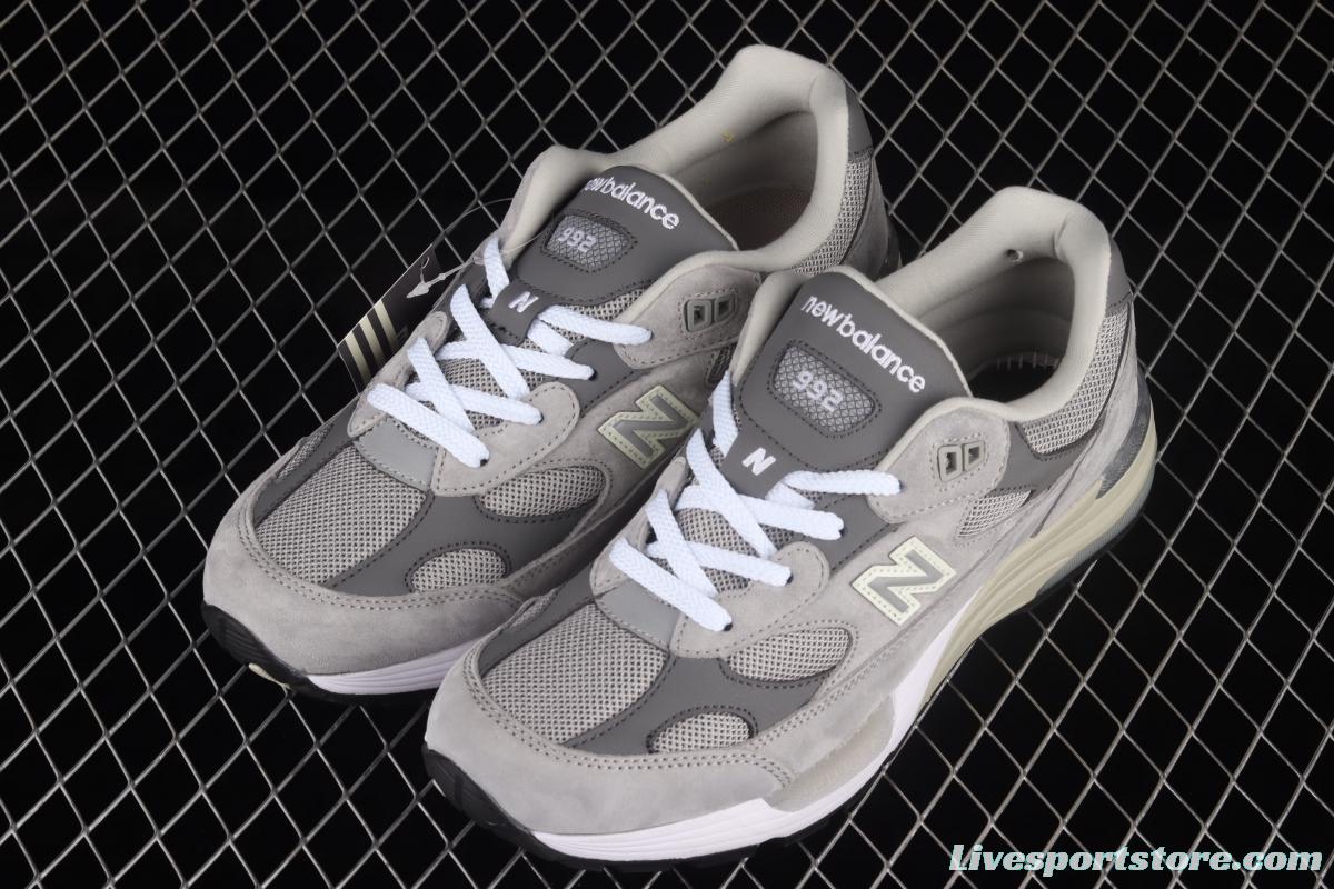 New Balance NB MAdidase In USA M992 series American blood classic retro leisure sports daddy running shoes M992GR