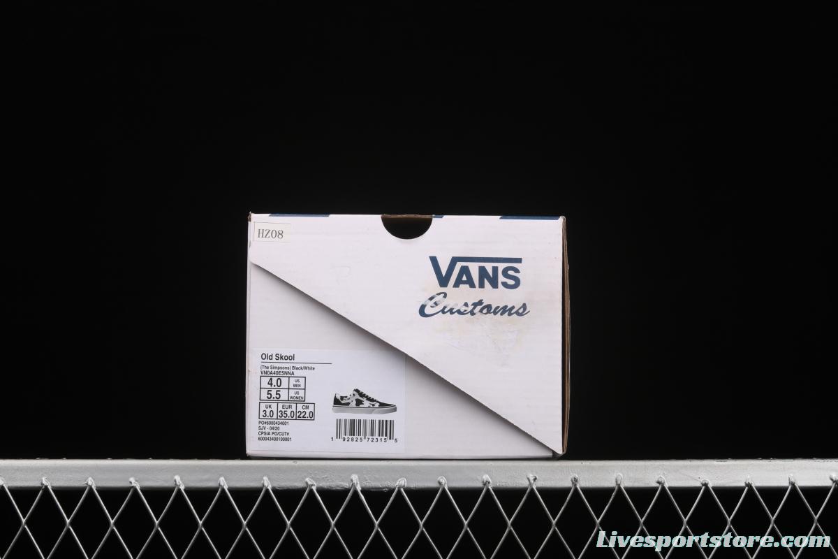 Vans Style 36 Decon SF GD overseas limited black cow graffiti vulcanized skateboard shoes VN0A40E5NNA