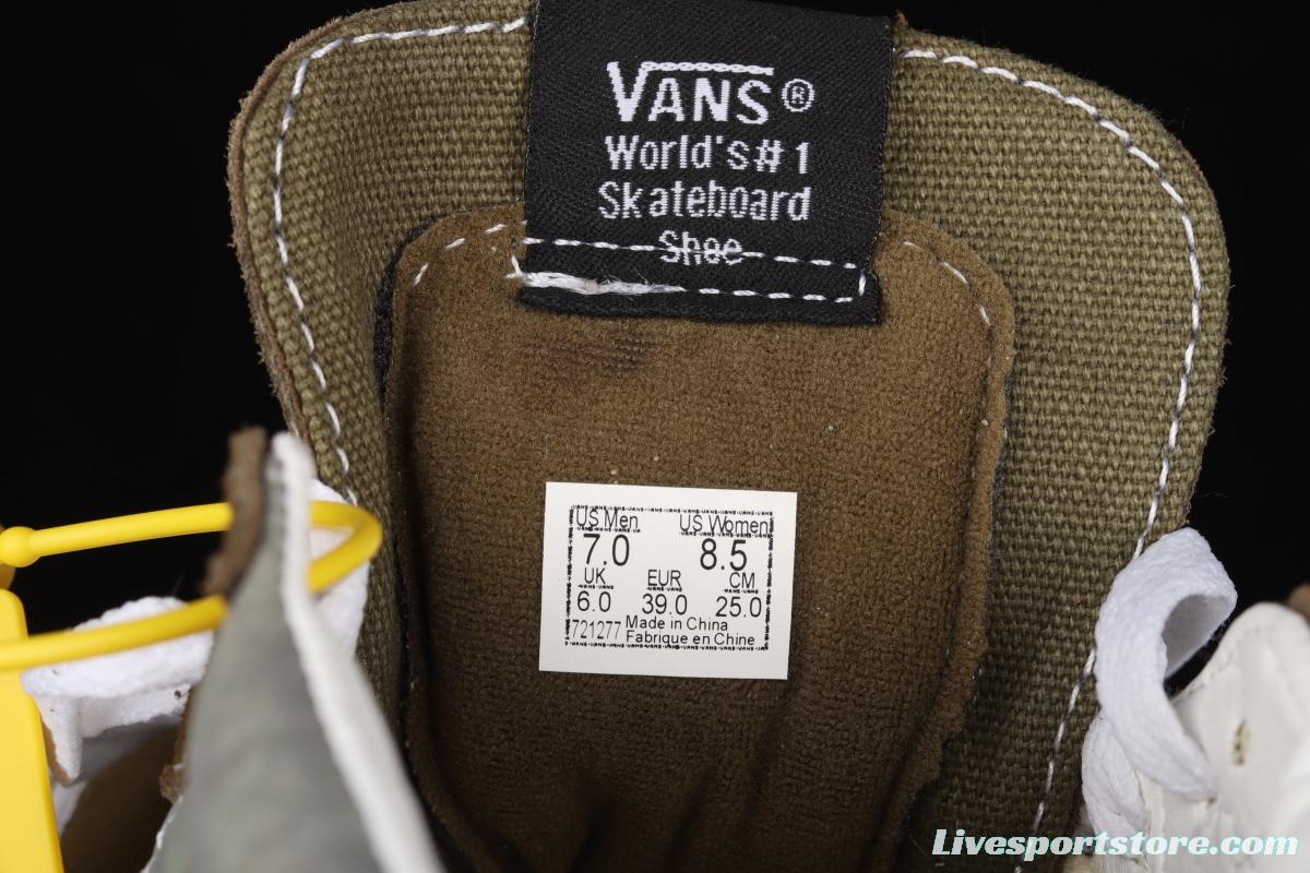 Vans Sk8-Mid Vance classic suede stitching medium-top casual board shoes VN0A3WM324T