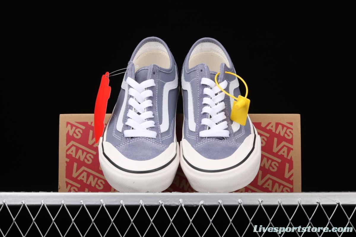 Vans Style 36 Decon SF Vance blue-gray half-moon Baotou vulcanized canvas shoes VN0A3MVLK0B