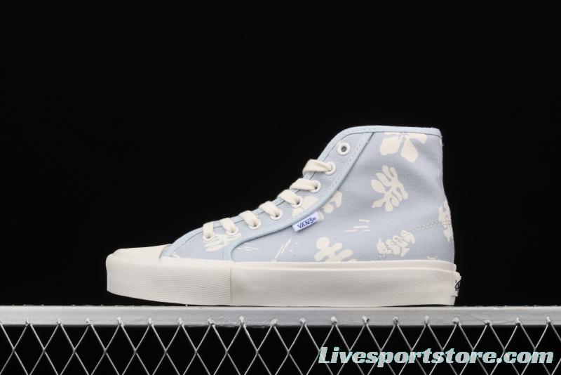 Vans Vault OG Style 24 Lx White Flower retro Joint style Zhongbang Leisure Board shoes VN0A5HUT4O6