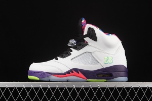 Air Jordan 5 White Bel-Air fresh Prince 2020 Edition College Purple DB3335-100