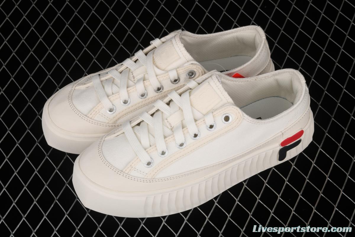 FILA 2021 new thick bottom biscuit small white shoes F12W124342FGA