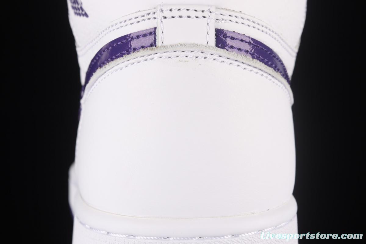 Air Jordan 1 High OG Court Purple White and Purple CD0461-151