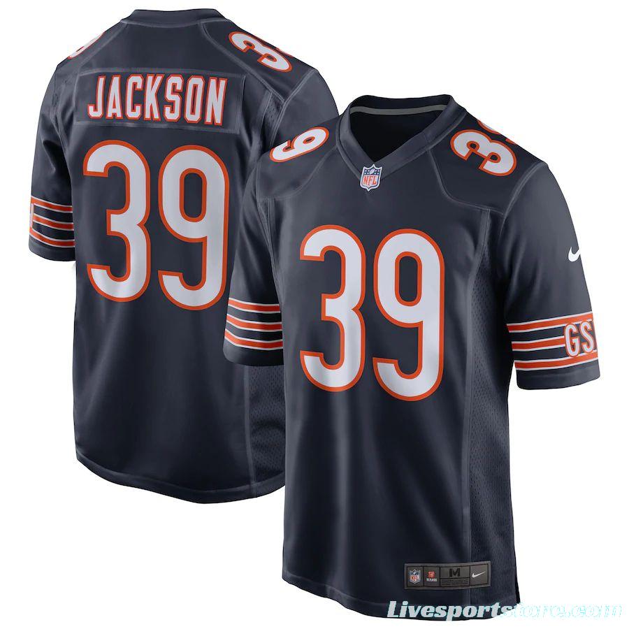 Men's Eddie Jackson Navy Player Limited Team Jersey