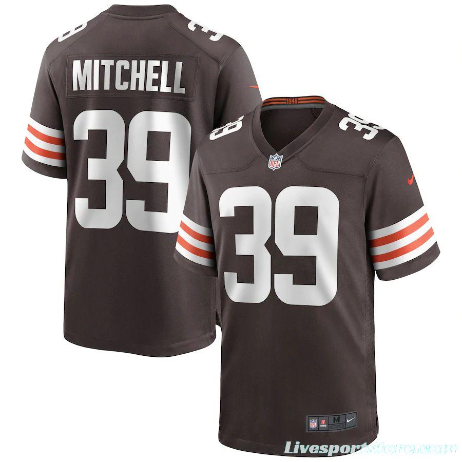 Men's Terrance Mitchell Brown Player Limited Team Jersey