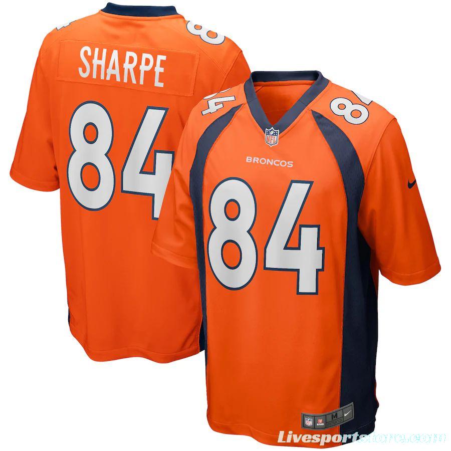 Men's Shannon Sharpe Orange Retired Player Limited Team Jersey