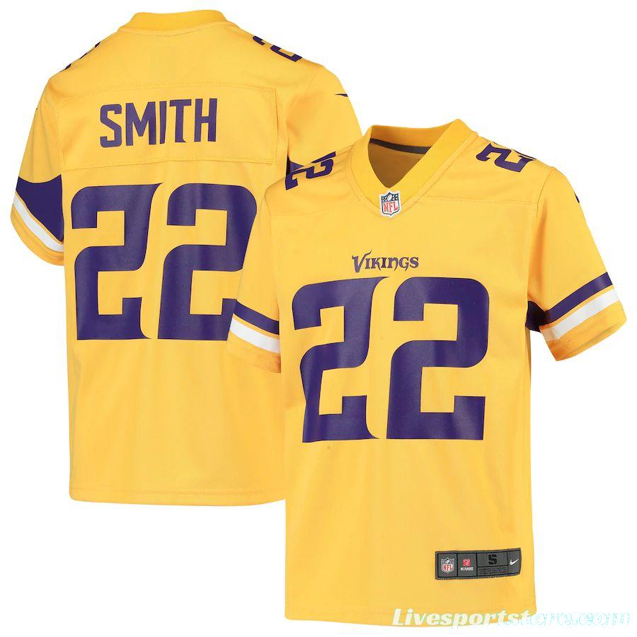 Youth Harrison Smith Gold Inverted Player Limited Team Jersey