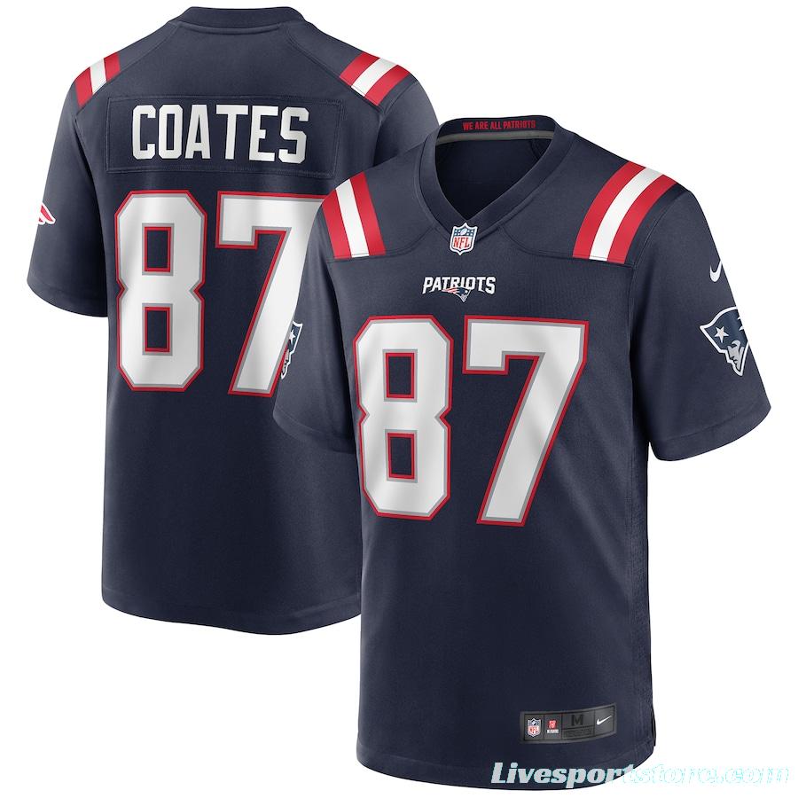 Men's Ben Coates Navy Retired Player Limited Team Jersey