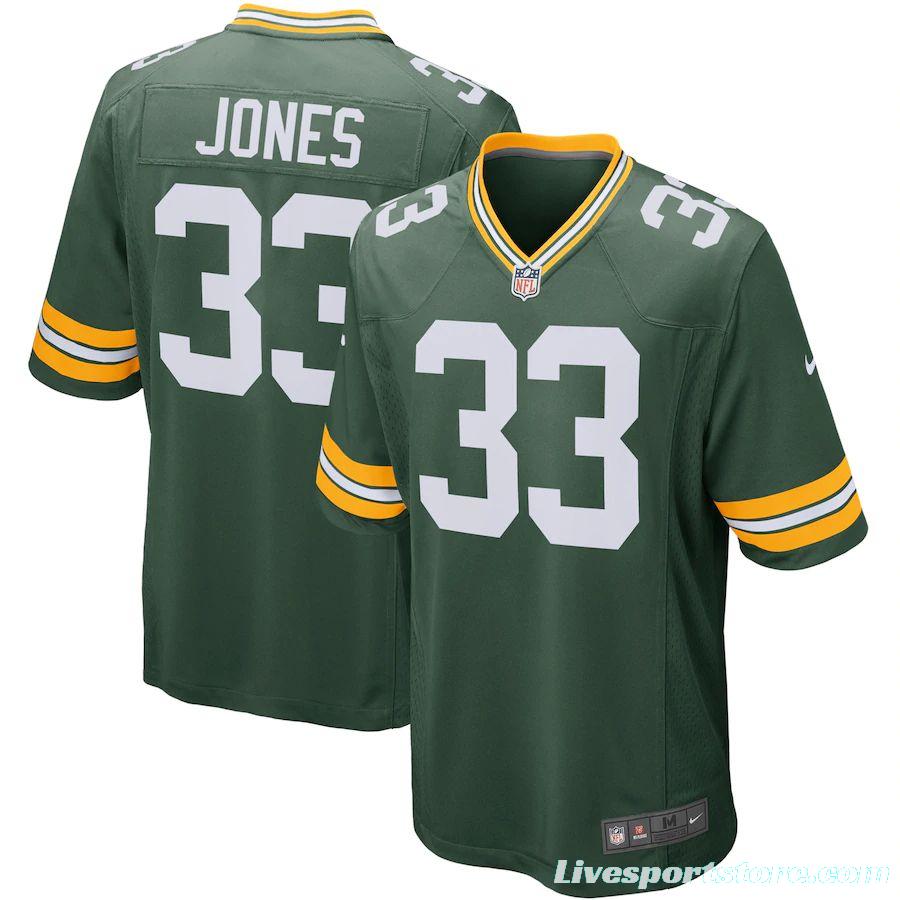 Men's Aaron Jones Green Player Limited Team Jersey