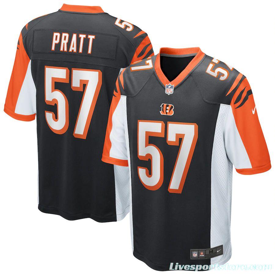 Men's Germaine Pratt Black Player Limited Team Jersey