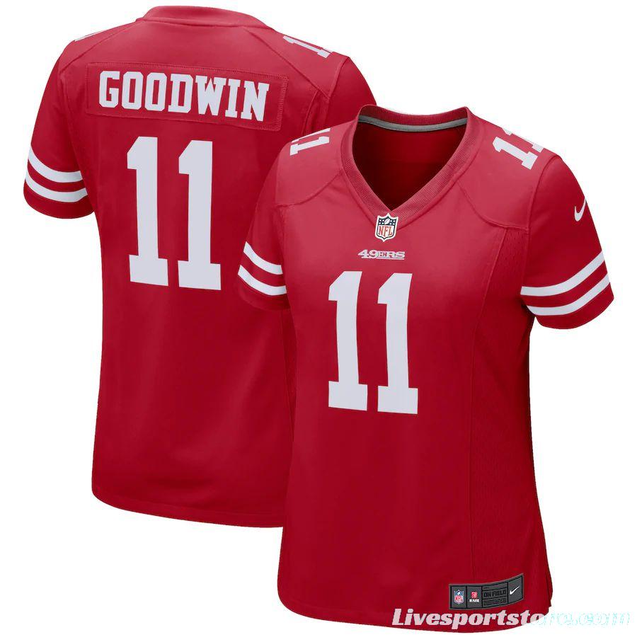 Women's Marquise Goodwin Scarlet Player Limited Team Jersey