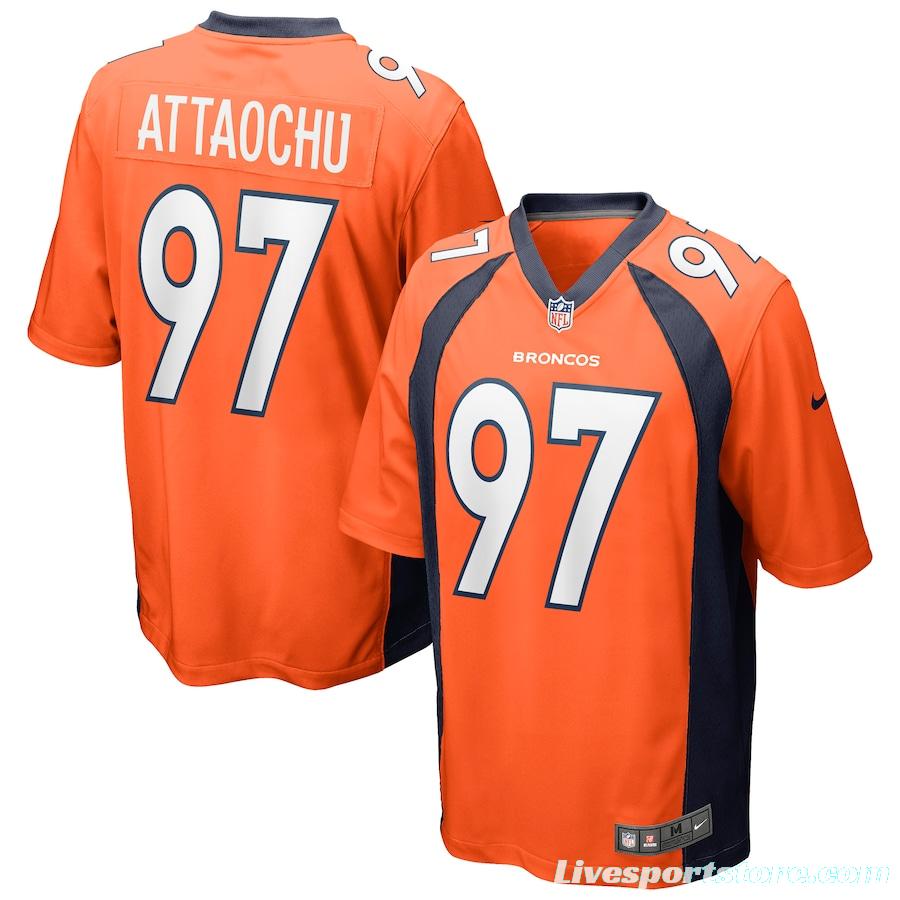 Men's Jeremiah Attaochu Orange Player Limited Team Jersey