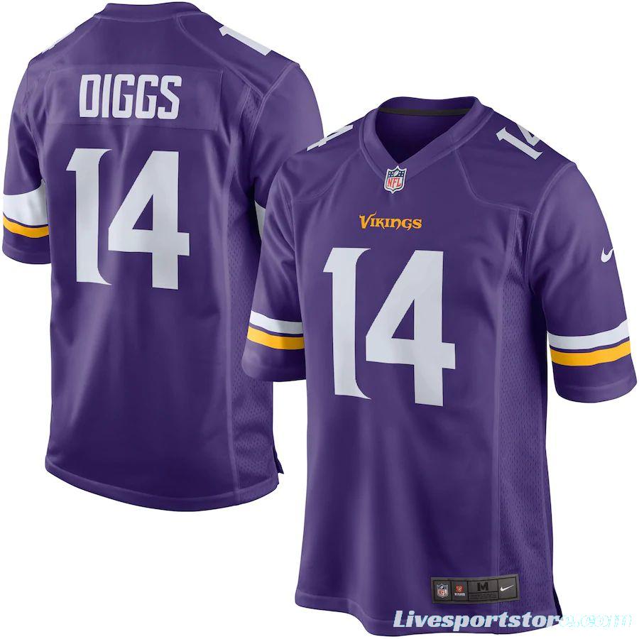 Men's Stefon Diggs Purple Player Limited Team Jersey