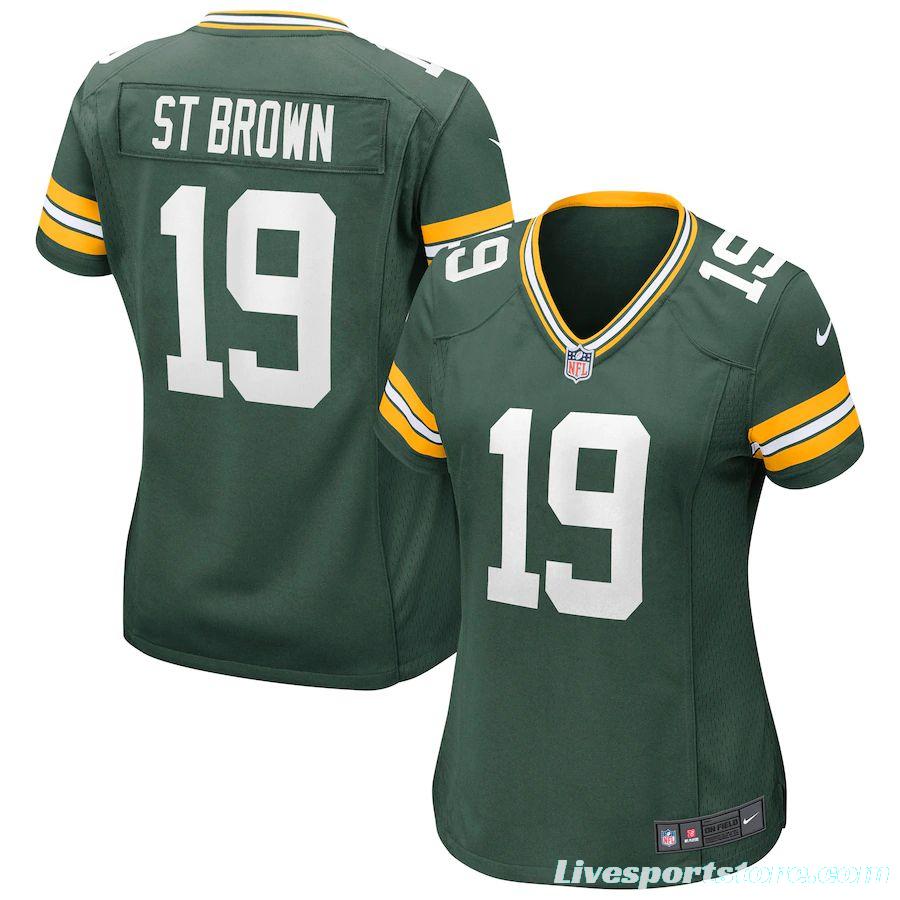 Women's Equanimeous St. Brown Green Player Limited Team Jersey