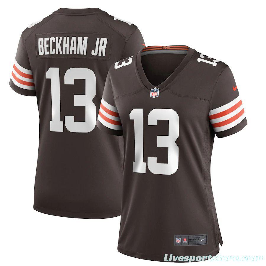 Women's Odell Beckham Jr. Brown Player Limited Team Jersey