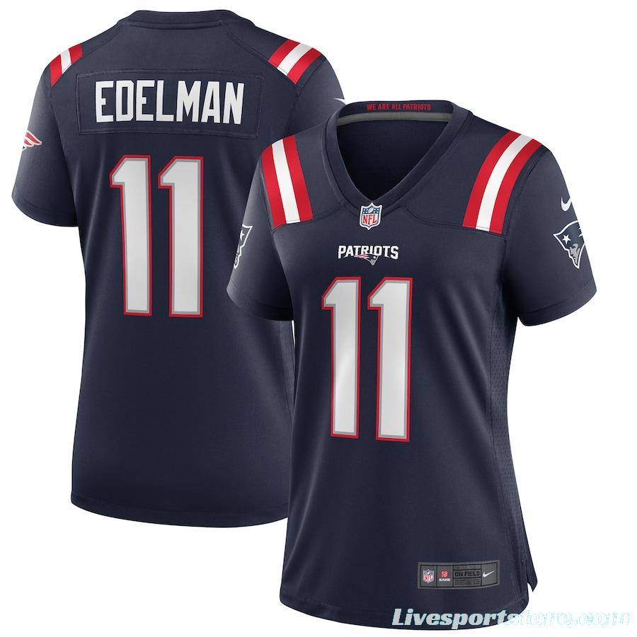 Women's Julian Edelman Navy Player Limited Team Jersey