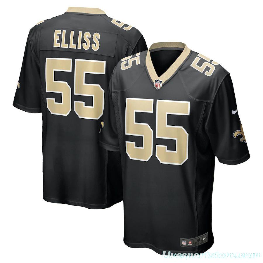 Men's Kaden Elliss Black Player Limited Team Jersey