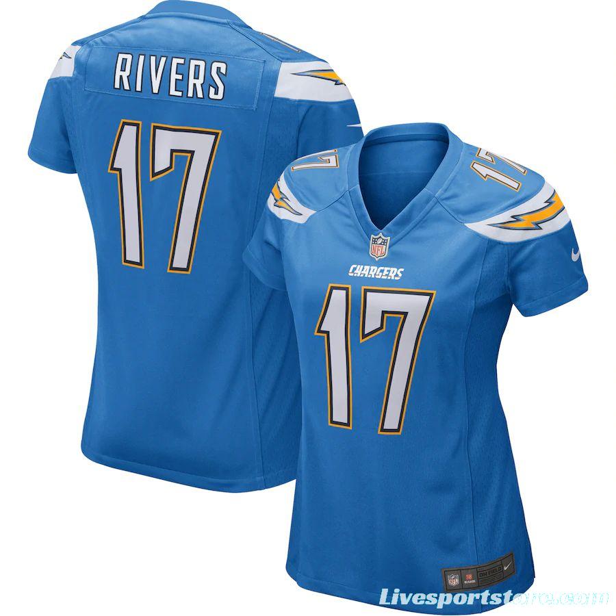 Women's Philip Rivers Light Blue Player Limited Team Jersey