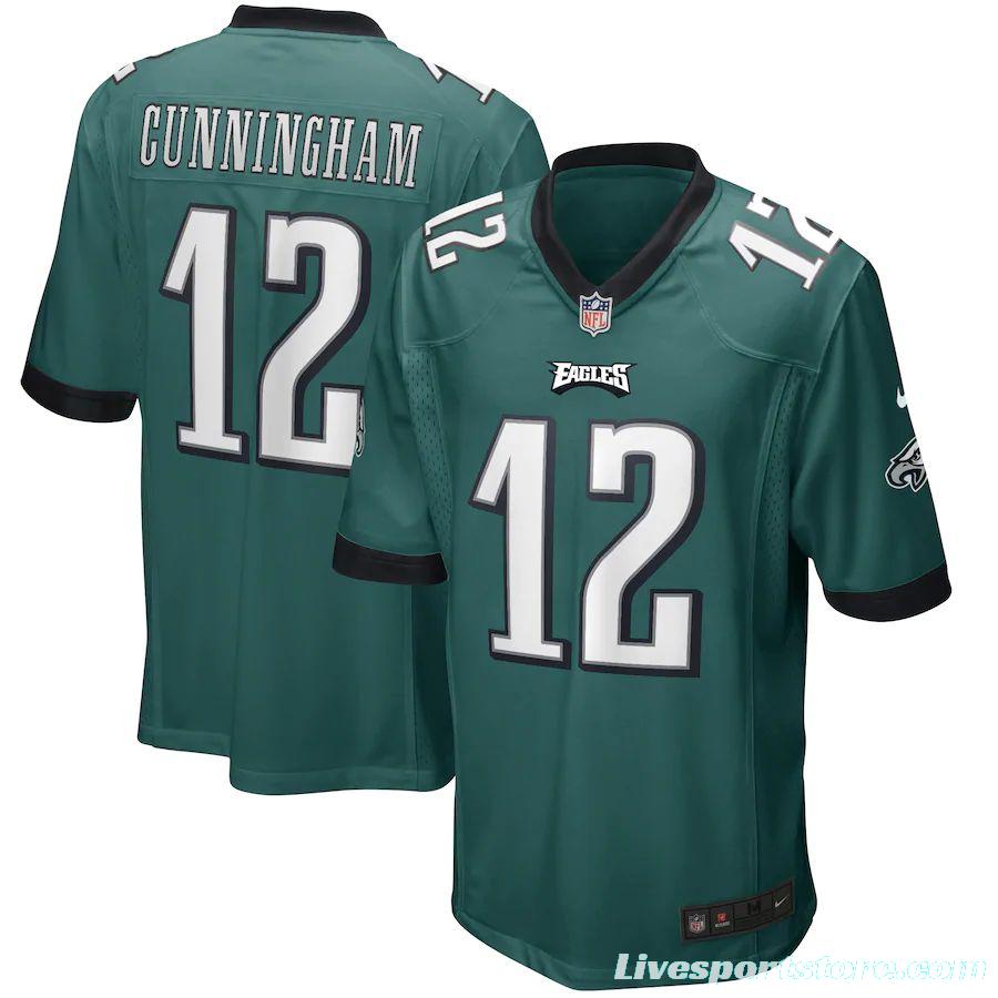 Men's Randall Cunningham Midnight Green Retired Player Limited Team Jersey