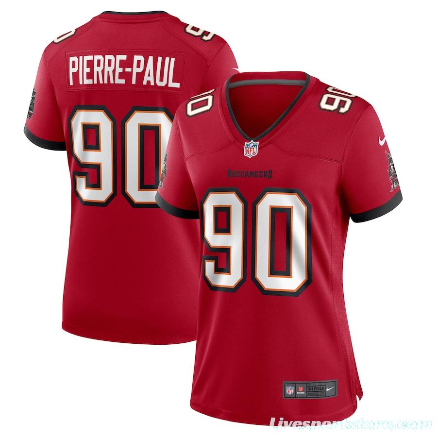 Women's Jason Pierre-Paul Red Player Limited Team Jersey