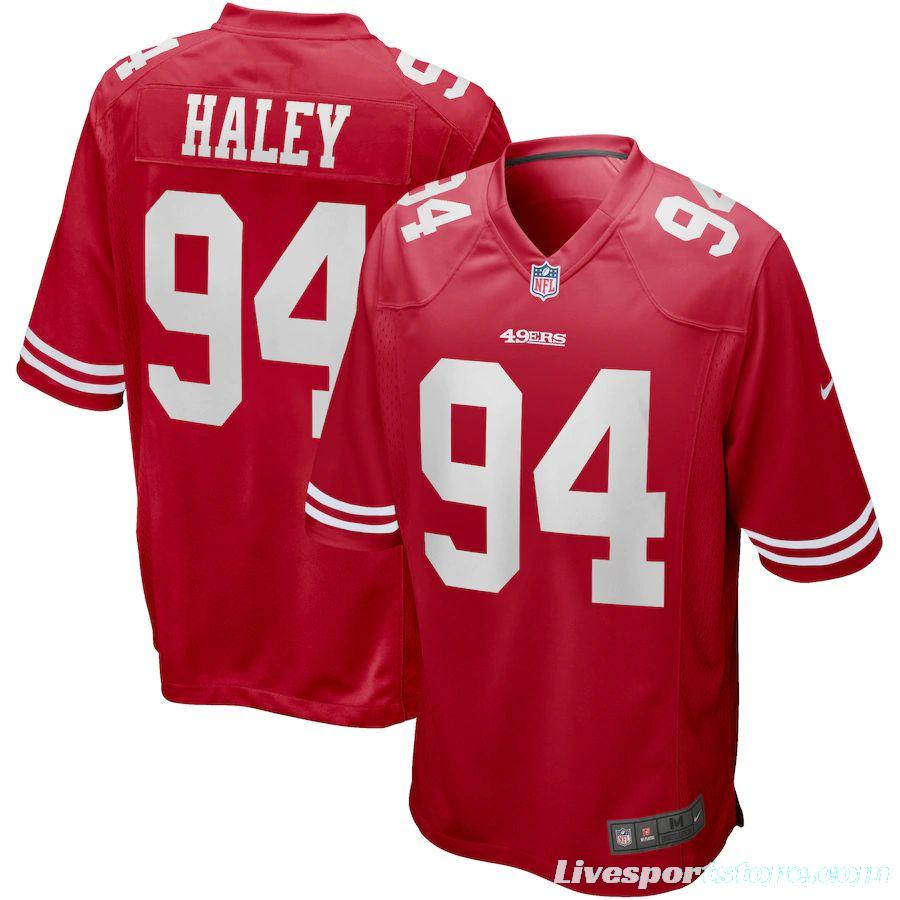 Men's Charles Haley Scarlet Retired Player Limited Team Jersey