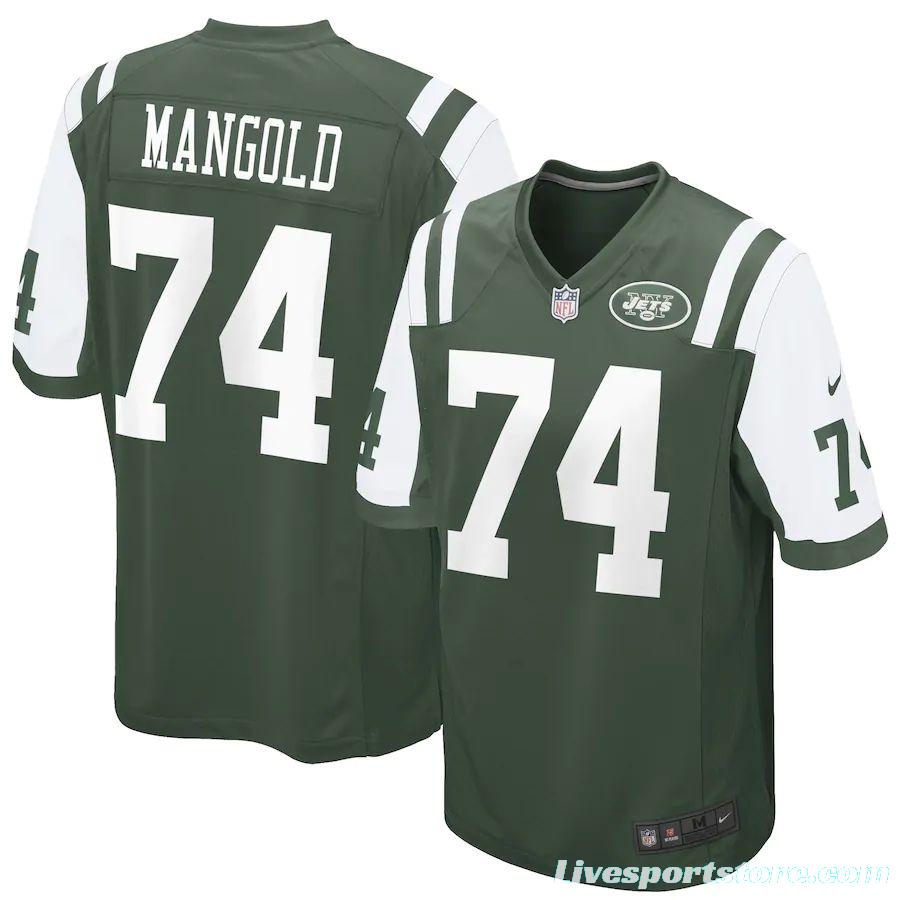 Youth Nick Mangold Green Player Limited Team Jersey